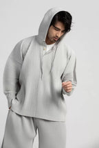 Miyake Pleated Hoodie