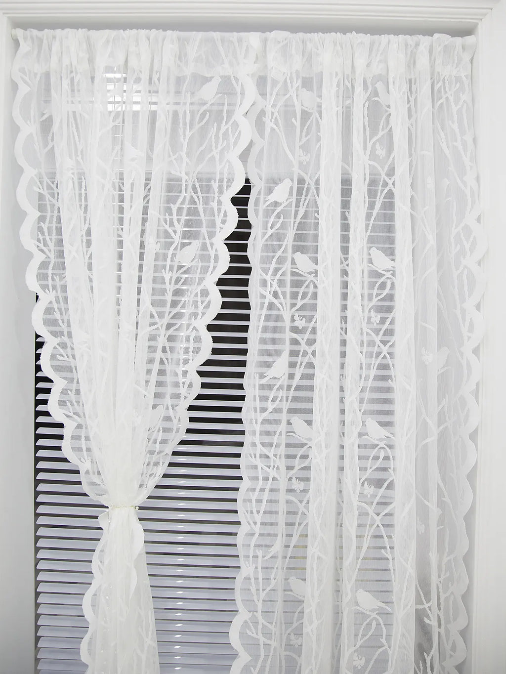 White Lace Curtain