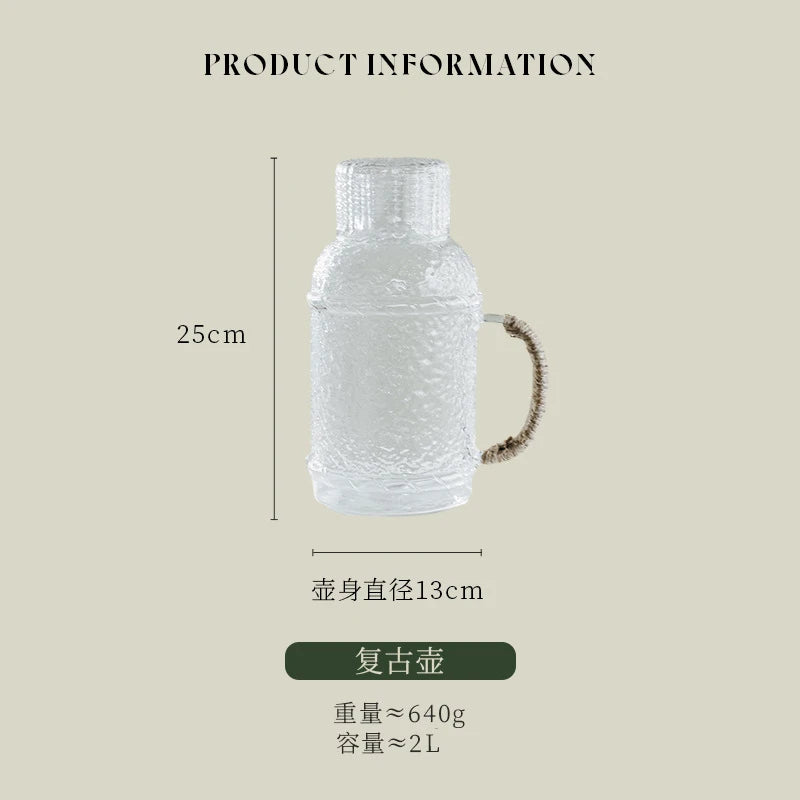 2200ml Water Glass Pitcher