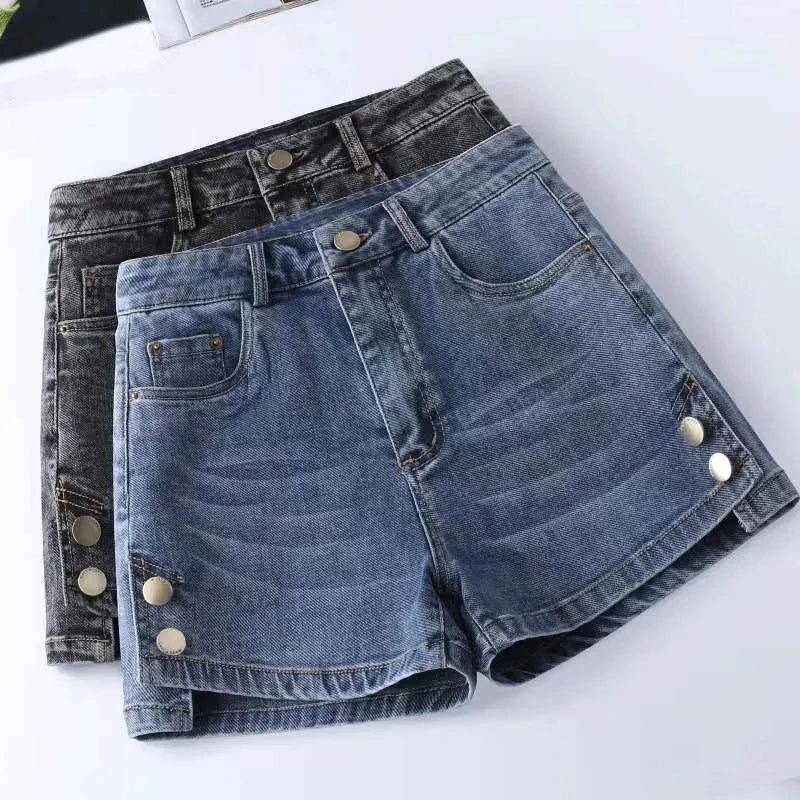 Shorts vaqueros de talle alto