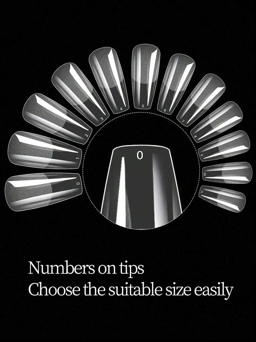 600pcs Full Coverage Press-On Nail Tips