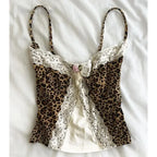 Lace Spliced Halter Tank