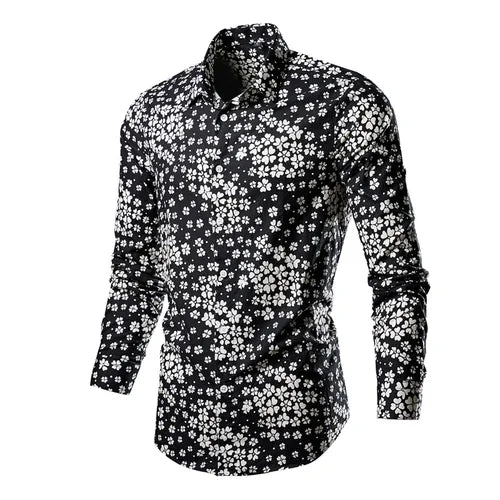 Flower Pattern 3D Print Shirt