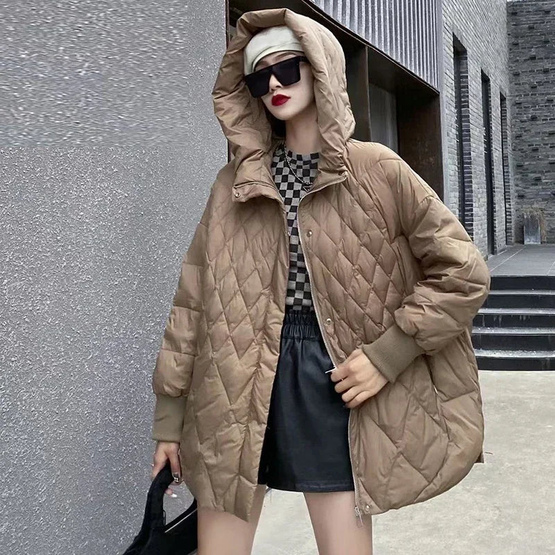 Hooded Loose Parka