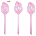 1/3/6/12pcs Automatic Plant Watering Tulip Shape Flower Plant Water Dripper