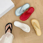 candy color flip flops