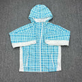 Mesh Checkered Outdoor Coat