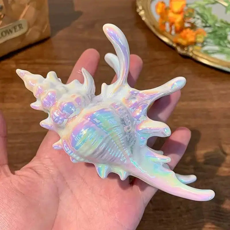 acrylic sea shell hair clip