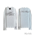 Vintage Casual Long-sleeved Tee