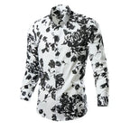 Flower Pattern 3D Print Shirt