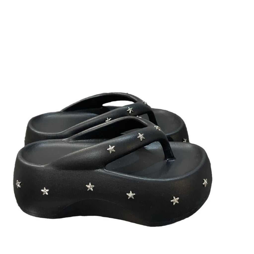 Wedge Platform Flip Flops