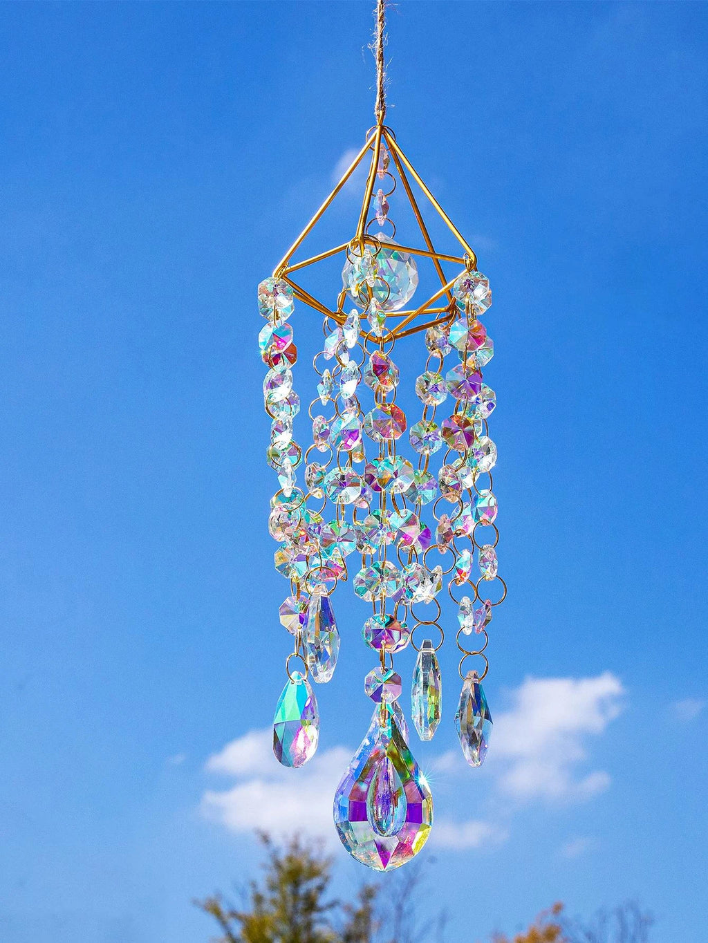 Light Fantasy Crystal Suncatcher