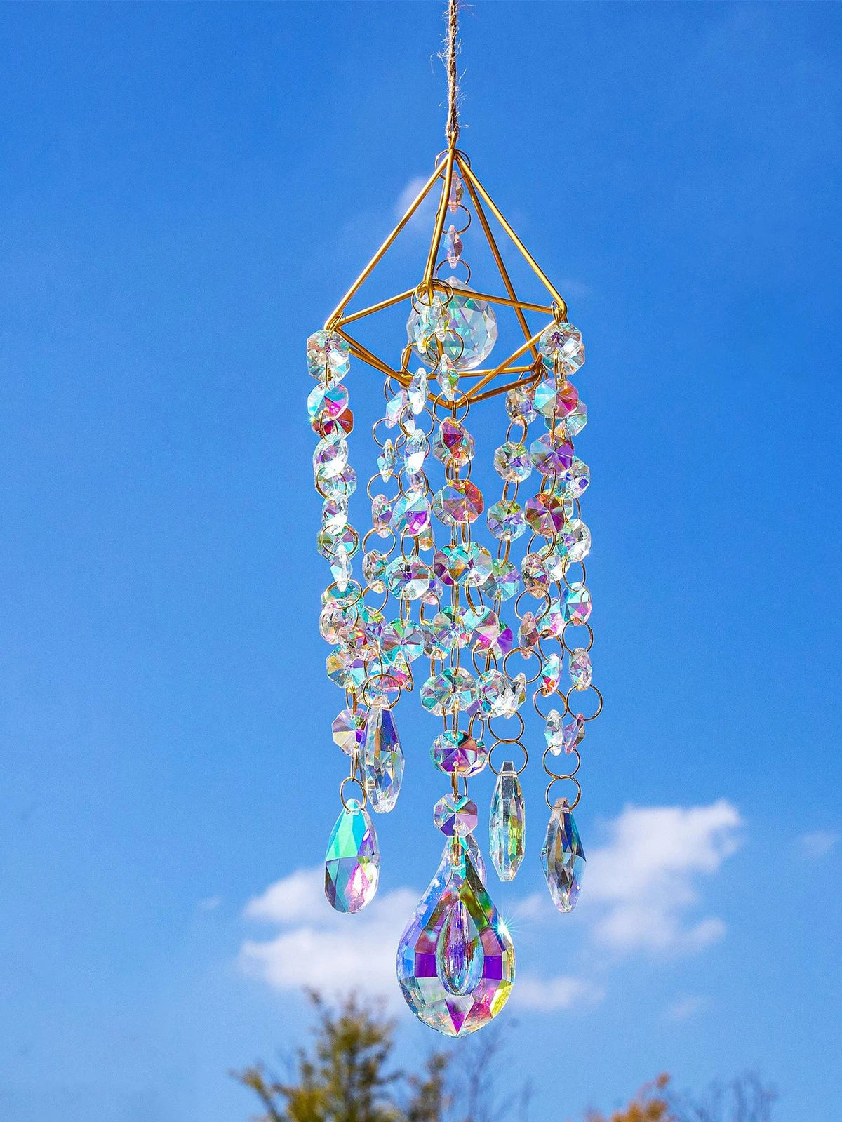 Light Fantasy Crystal Suncatcher