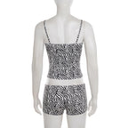 Conjunto de 2 piezas con estampado de cebra