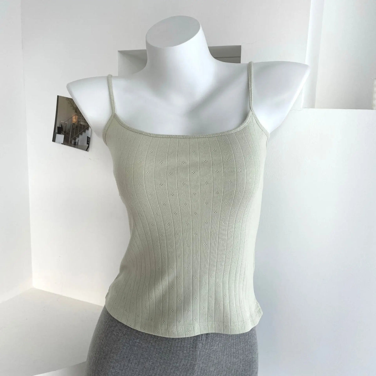 Lace Trim Tank Top