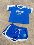 Brazilian Letter Embroidered Set