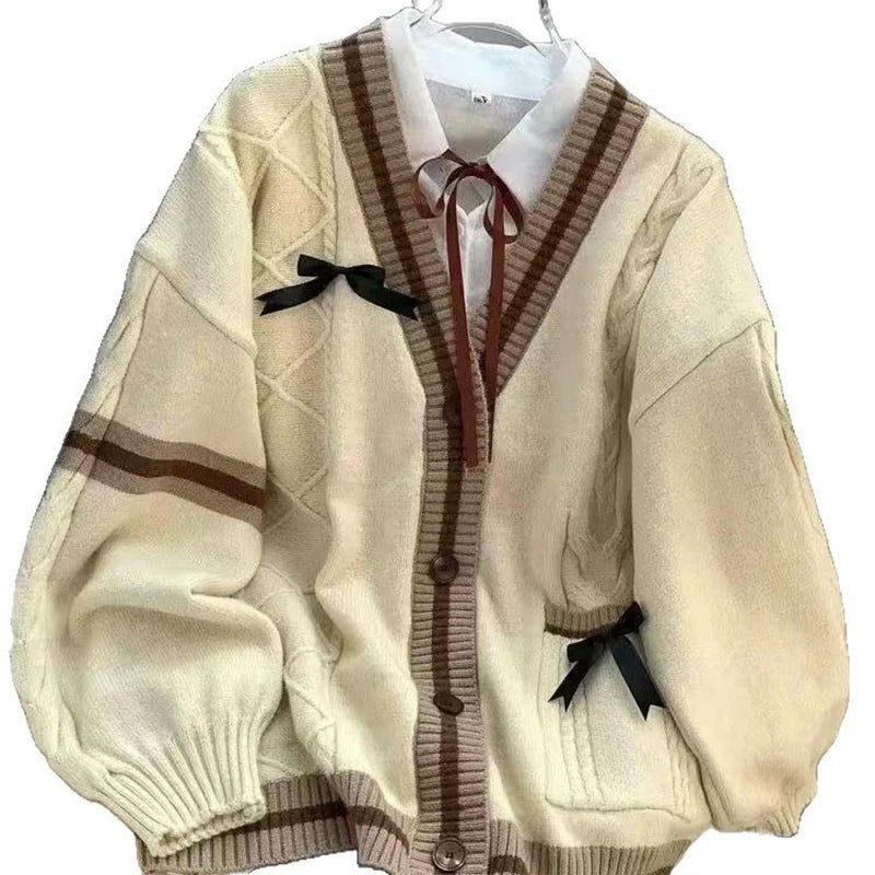 Bow Cardigan