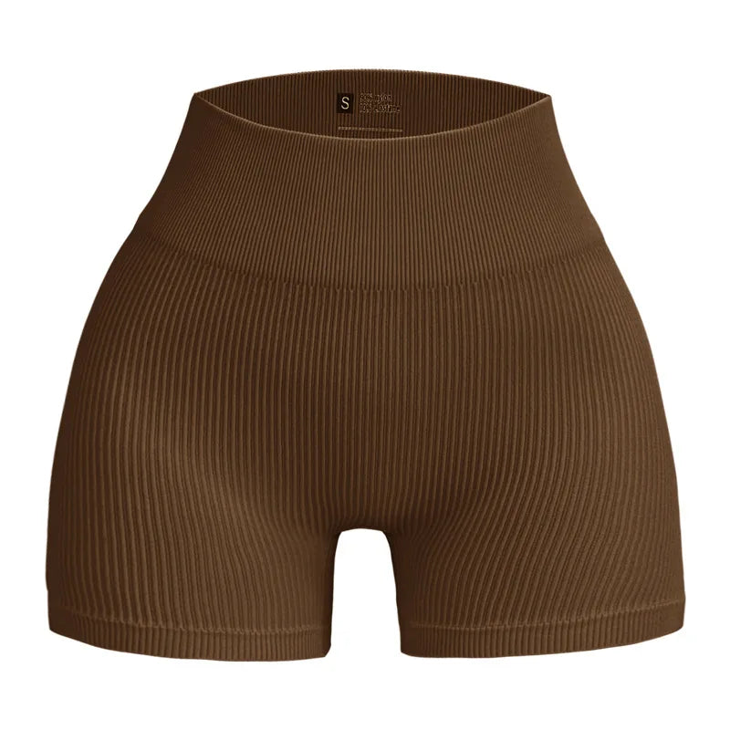 Ribbed Knitted Shorts