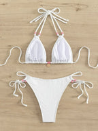 Pearl Strap Push Up Micro Bikini