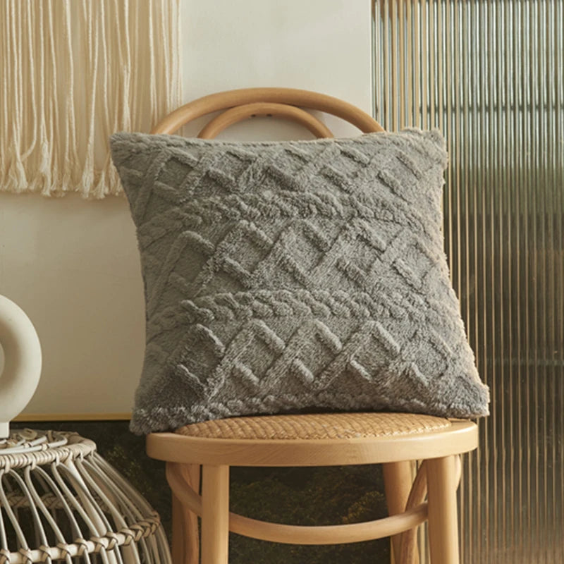 Short Fleece Cushion Cover