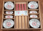 Japanese Style Cherry Blossom Ceramic Sushi Dishes