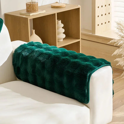 Plush Cushion Padded Non-slip Sofa Cover