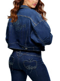 Chaqueta corta con cadena