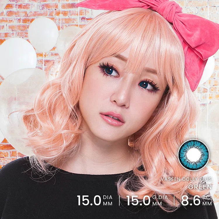 Dolly Plus Green Contact Lenses
