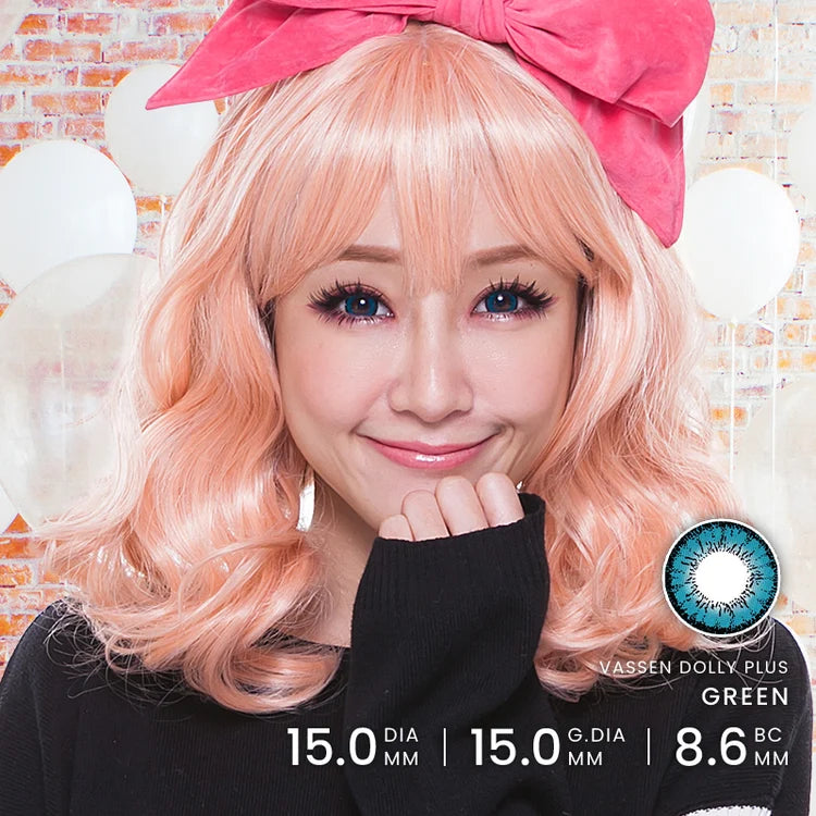 Dolly Plus Green Contact Lenses