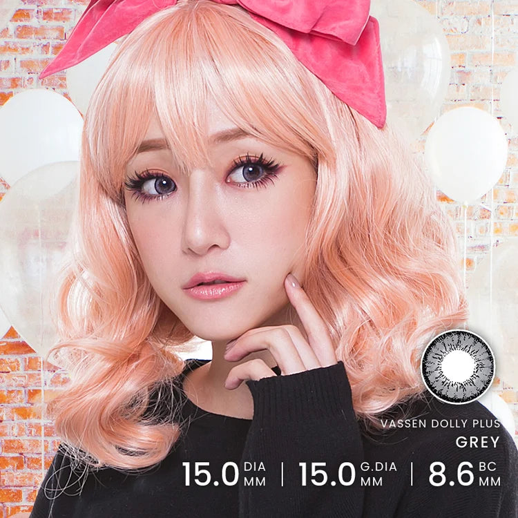 Dolly Plus Grey Contact Lenses