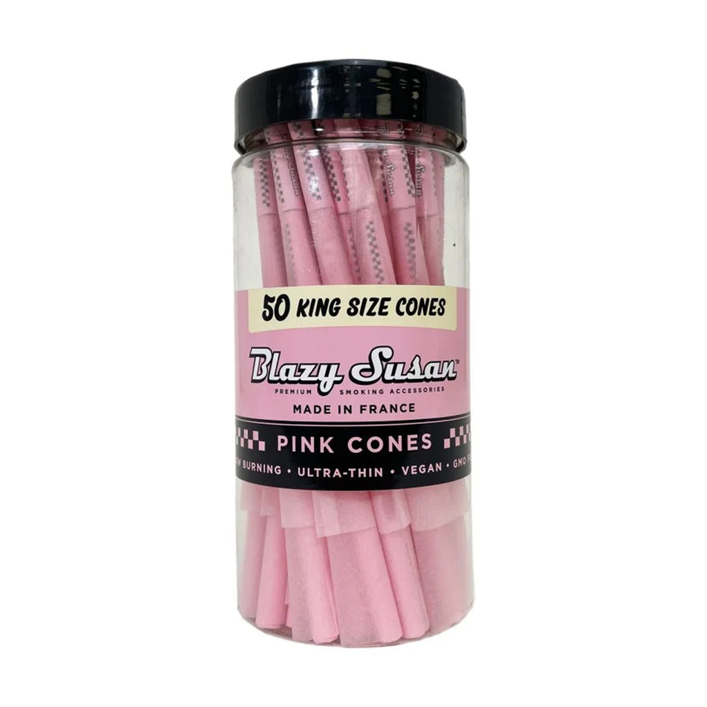 Pink Paper Cones