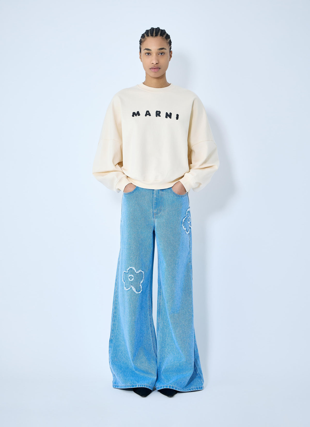 Marni Women Logo Print Sweatshirt