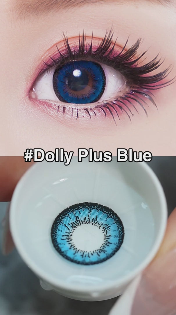 Dolly Plus Blue Contact Lenses