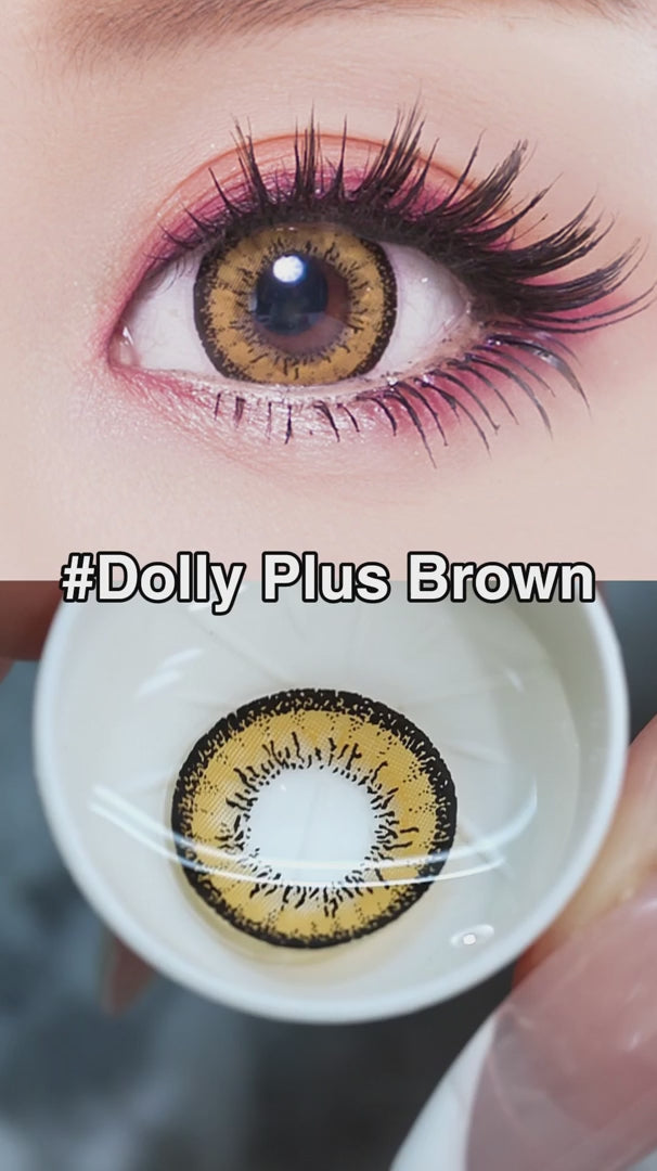 Dolly Plus Brown Contact Lenses