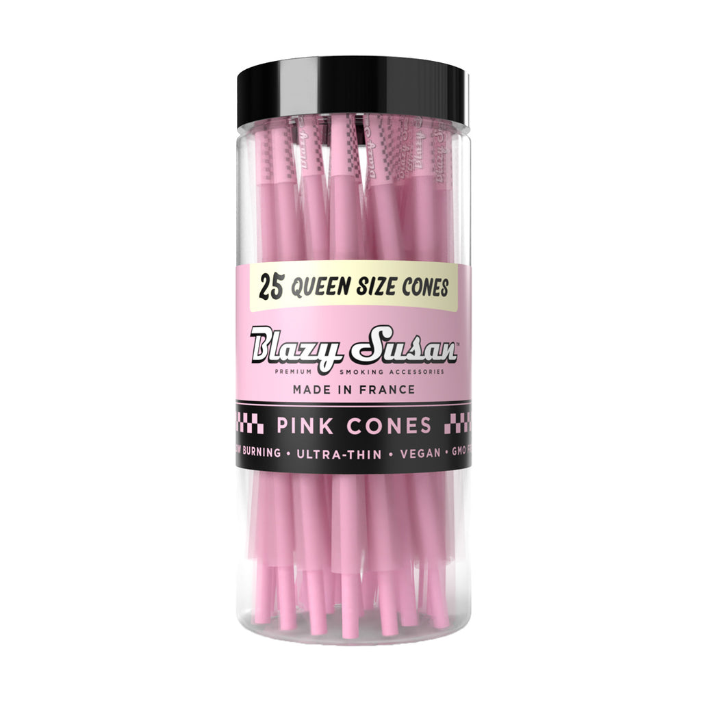 Pink Paper Cones