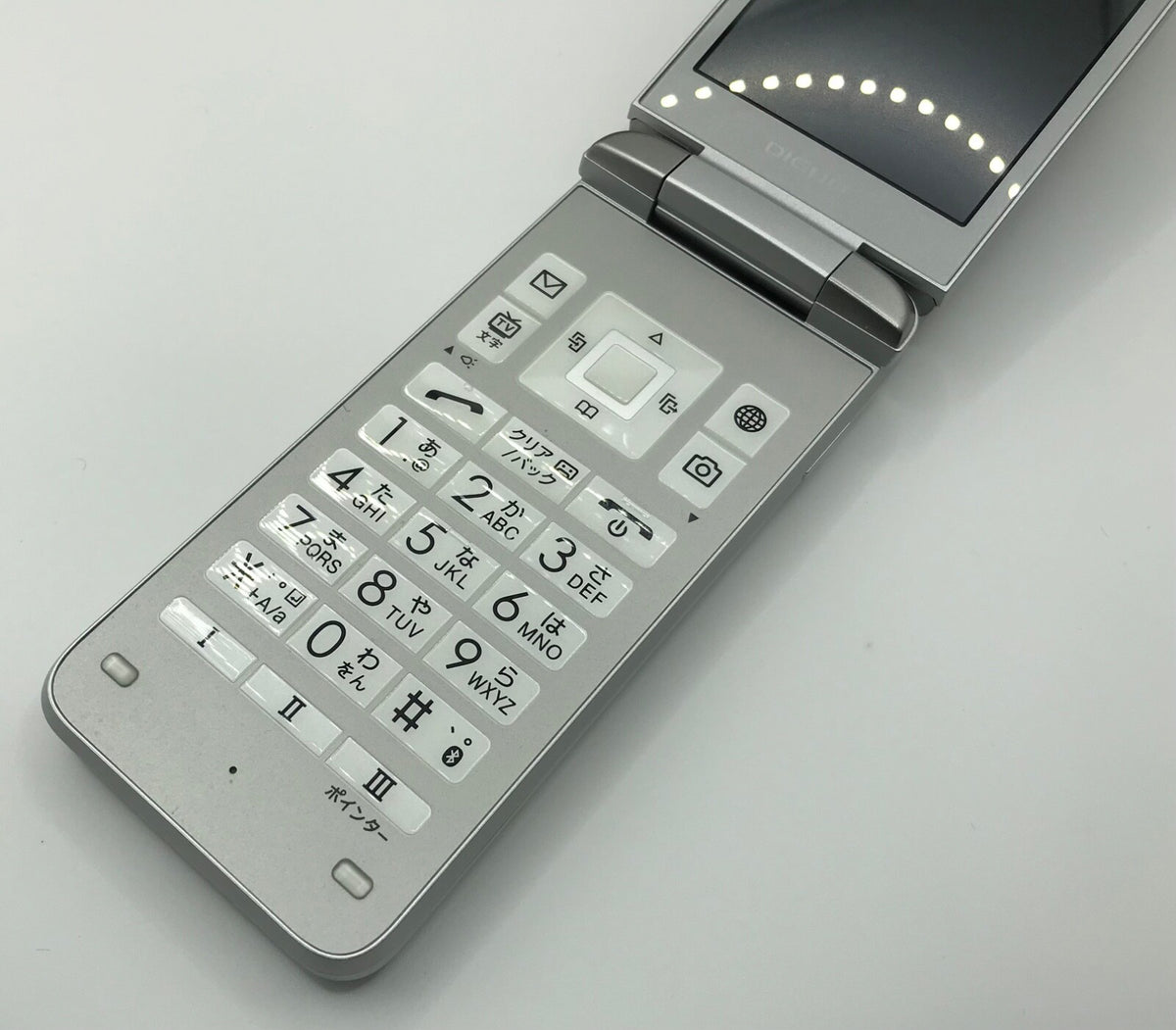 KYOCERA 902KC DIGNO KEITAI 3 ANDROID FLIP PHONE Silver UNLOCKED Sim Free From JP