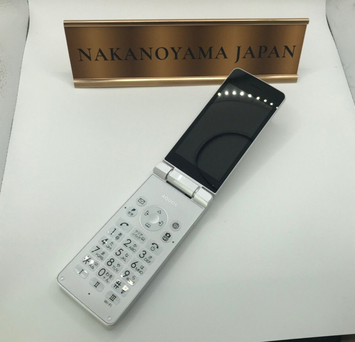 SHARP AQUOS Keitai 3 flip phone 805SH 806SH Softbank Unlocked White SIM Free