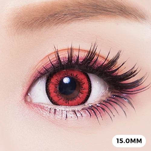 Dolly Plus Red (Princess Pinky) Contact Lenses