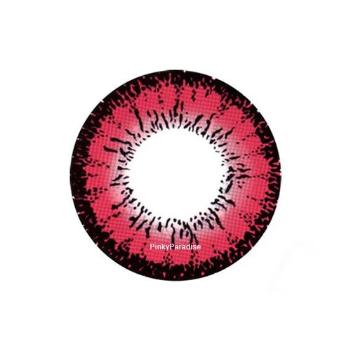 Dolly Plus Red (Princess Pinky) Contact Lenses